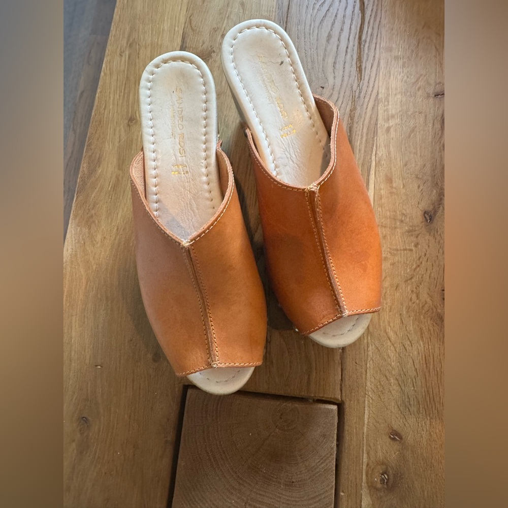 Sandro Rossi Italian Women's Leather Mules